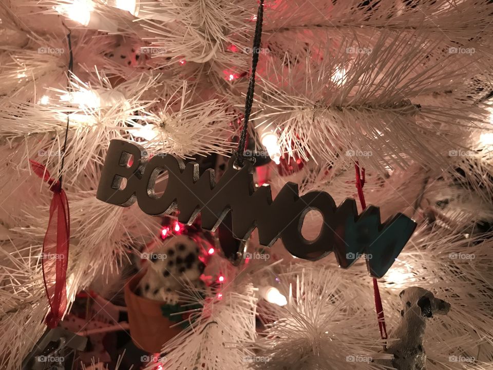 Bow Wow Ornament 