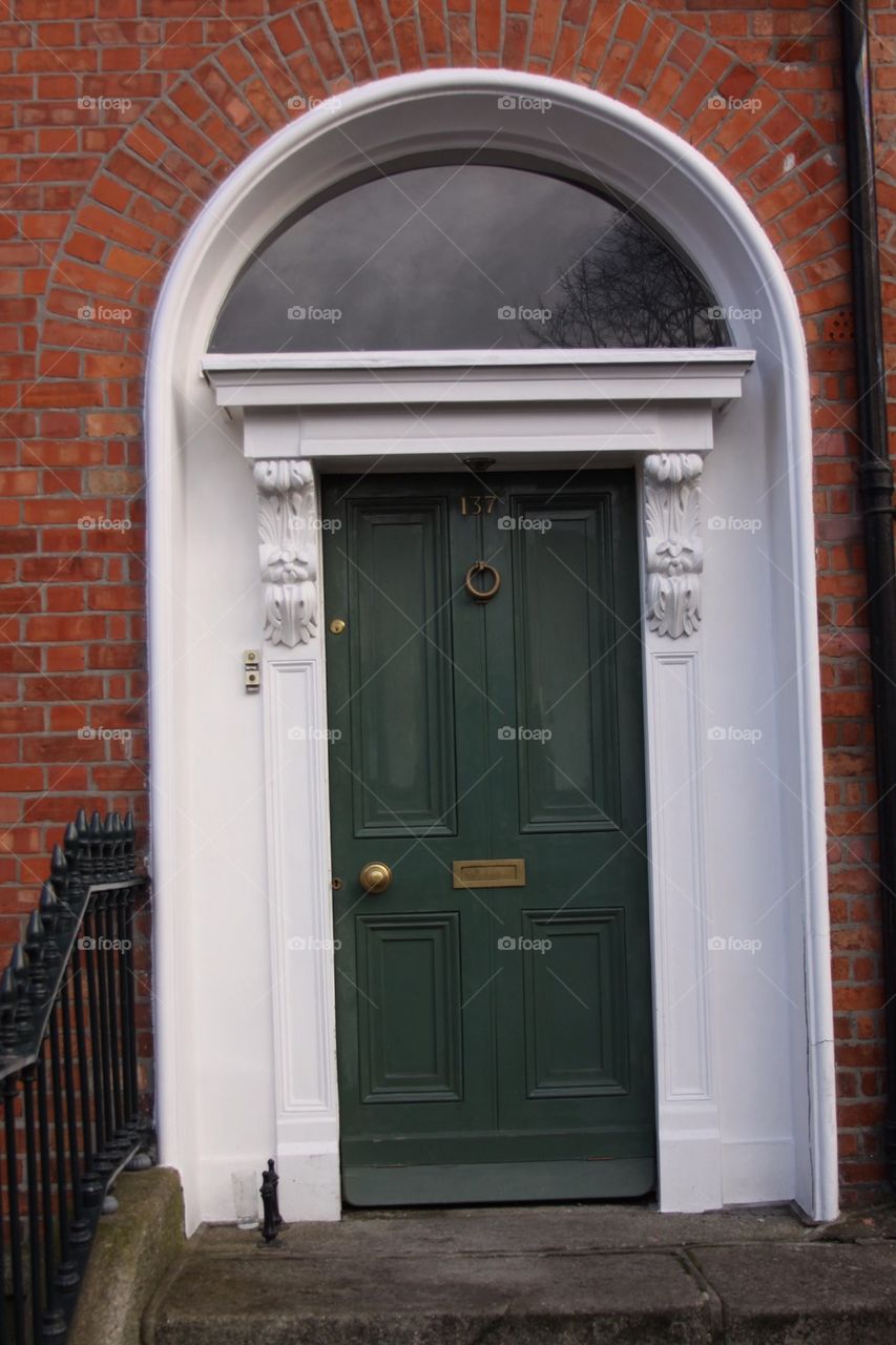Dark Green Dublin Door