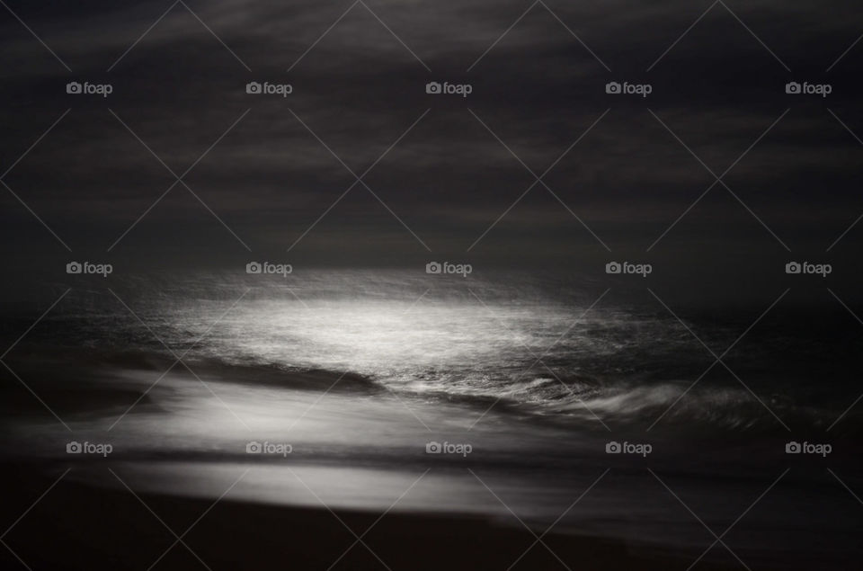 Moonlight on the ocean