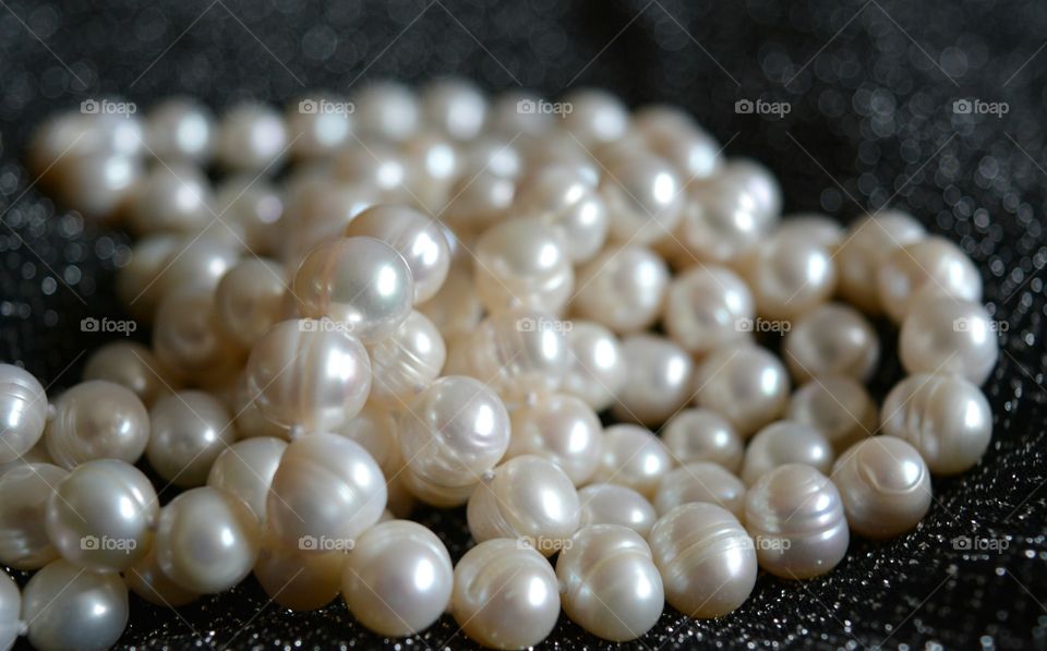 Close-up of pearls