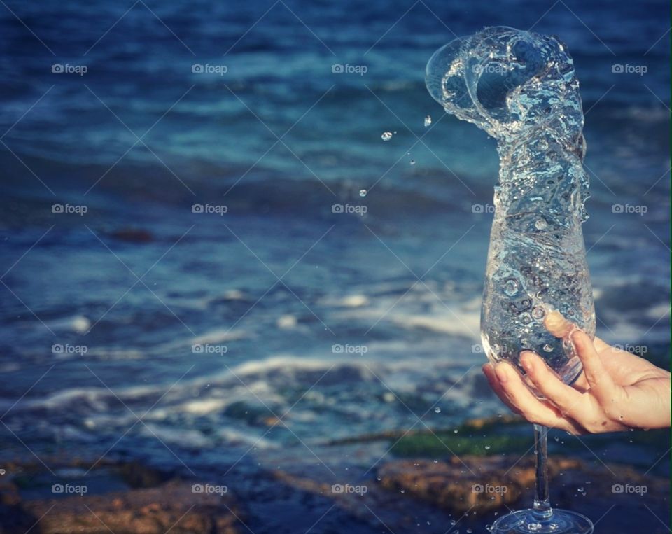 Water#sea#glass#rocks#splash#blue