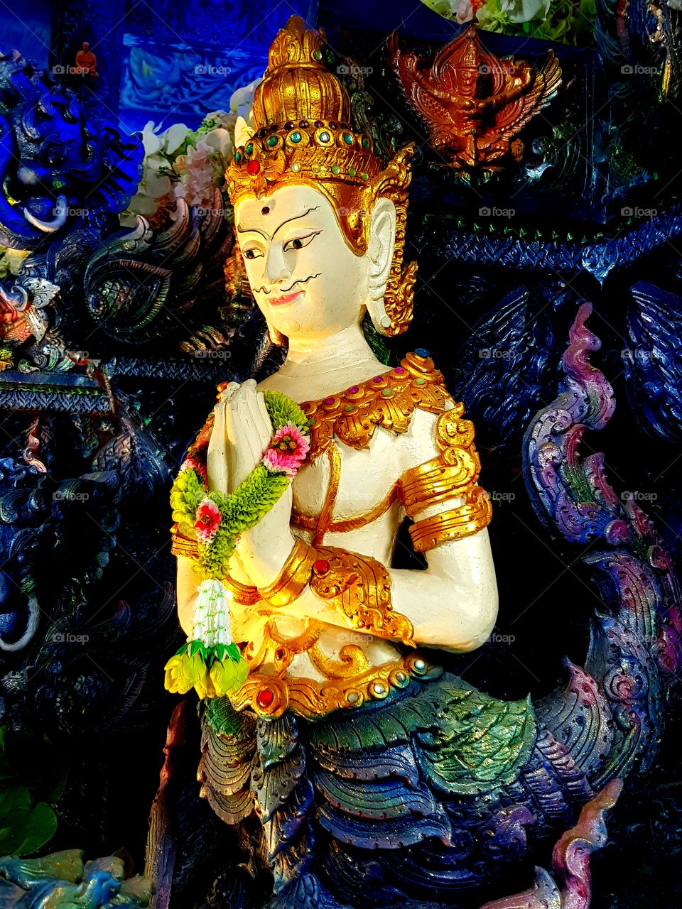 Rong Suea Ten Temple or Blue Temple: Chiang Rai