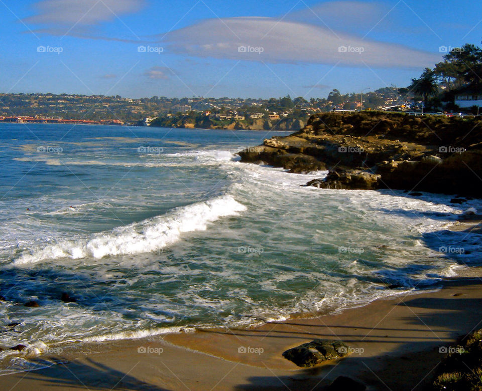 san diego california rocks coast by refocusphoto