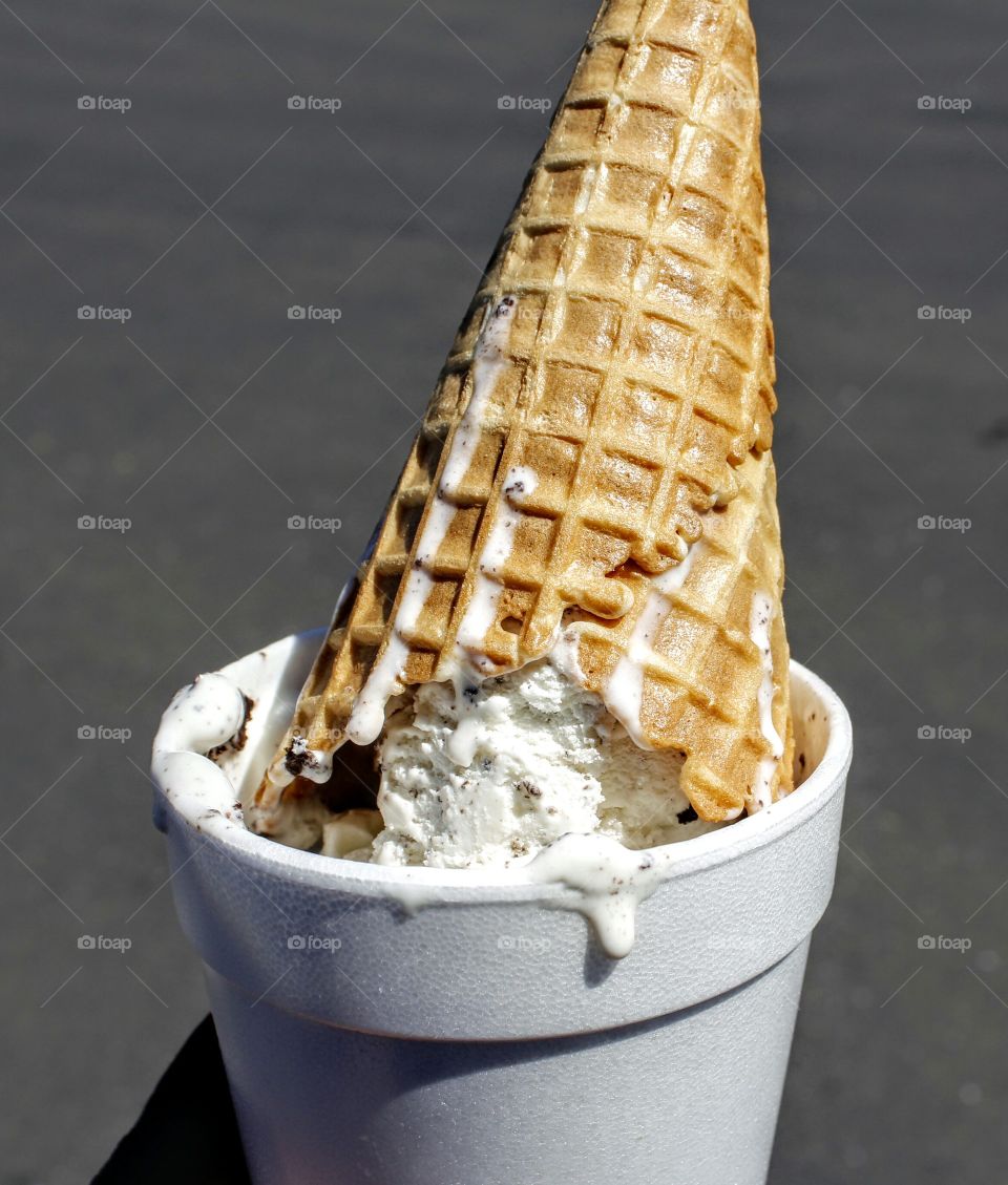 Ice cream in a cup