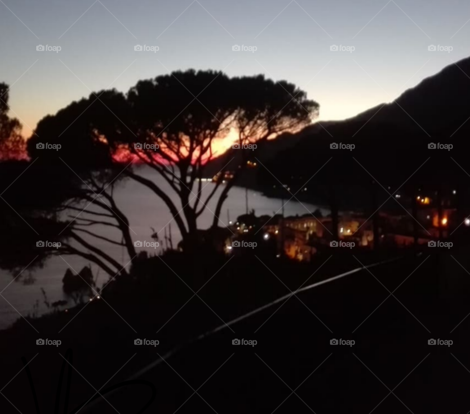 tramonto tenuta maddalena vietri sul mare italy. for information location  +393283293258 whatzap