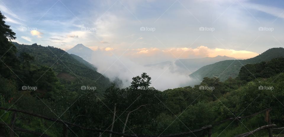 Guatemala mountains, early morning