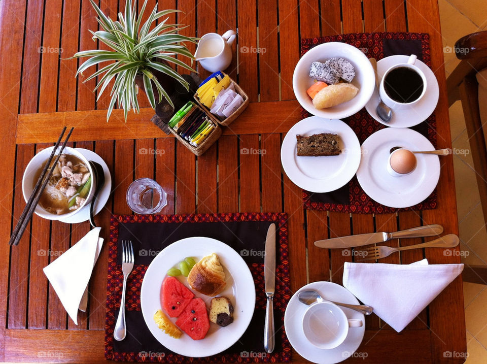 coffee food plate hotel by scuba_suzy