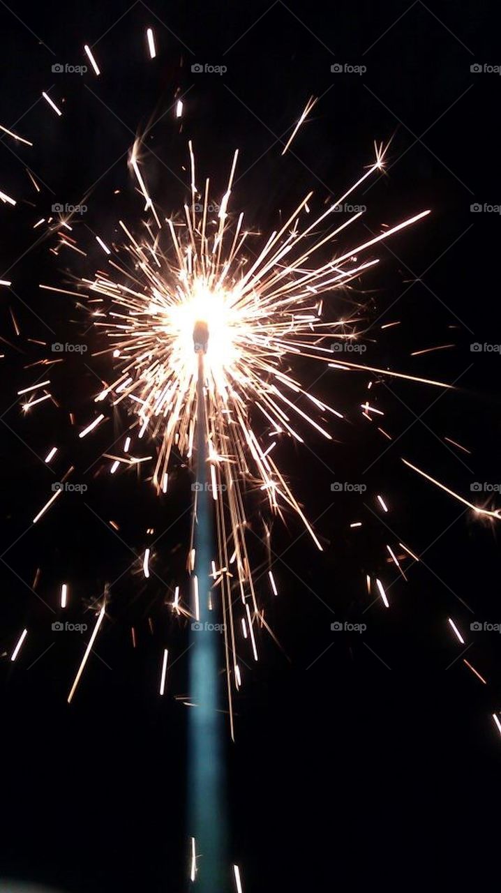 Fiery Sparkler
