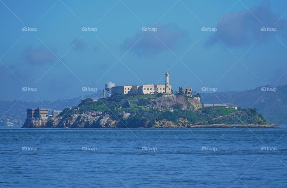 Alcatraz Island In San Francisco Bay