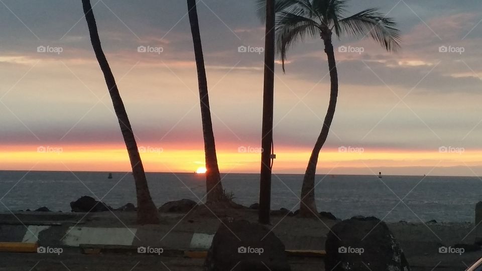 Sunset in Kona