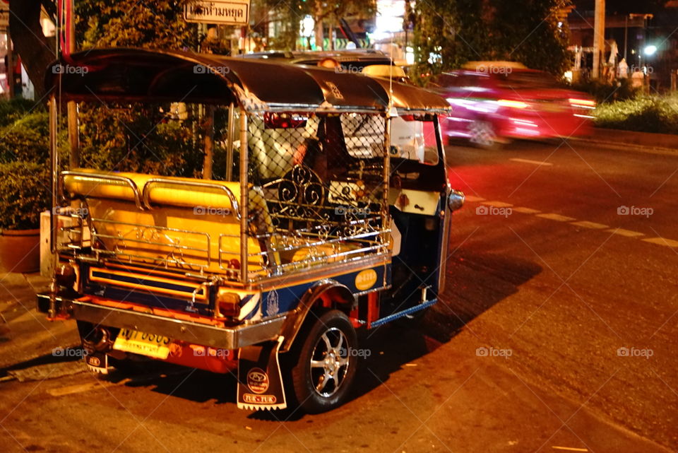 Bangkok Thailand Tuk Tuk taxi