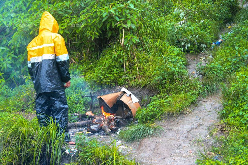 survive in the jungle when it rains