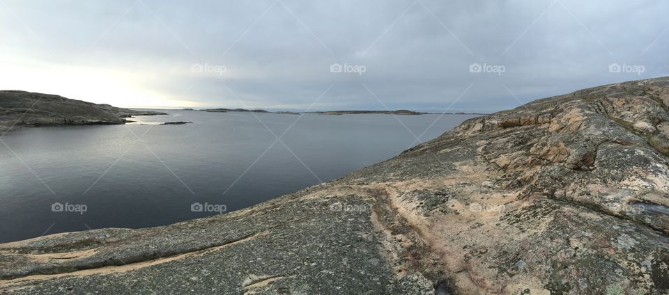 Scenics view lake against sky