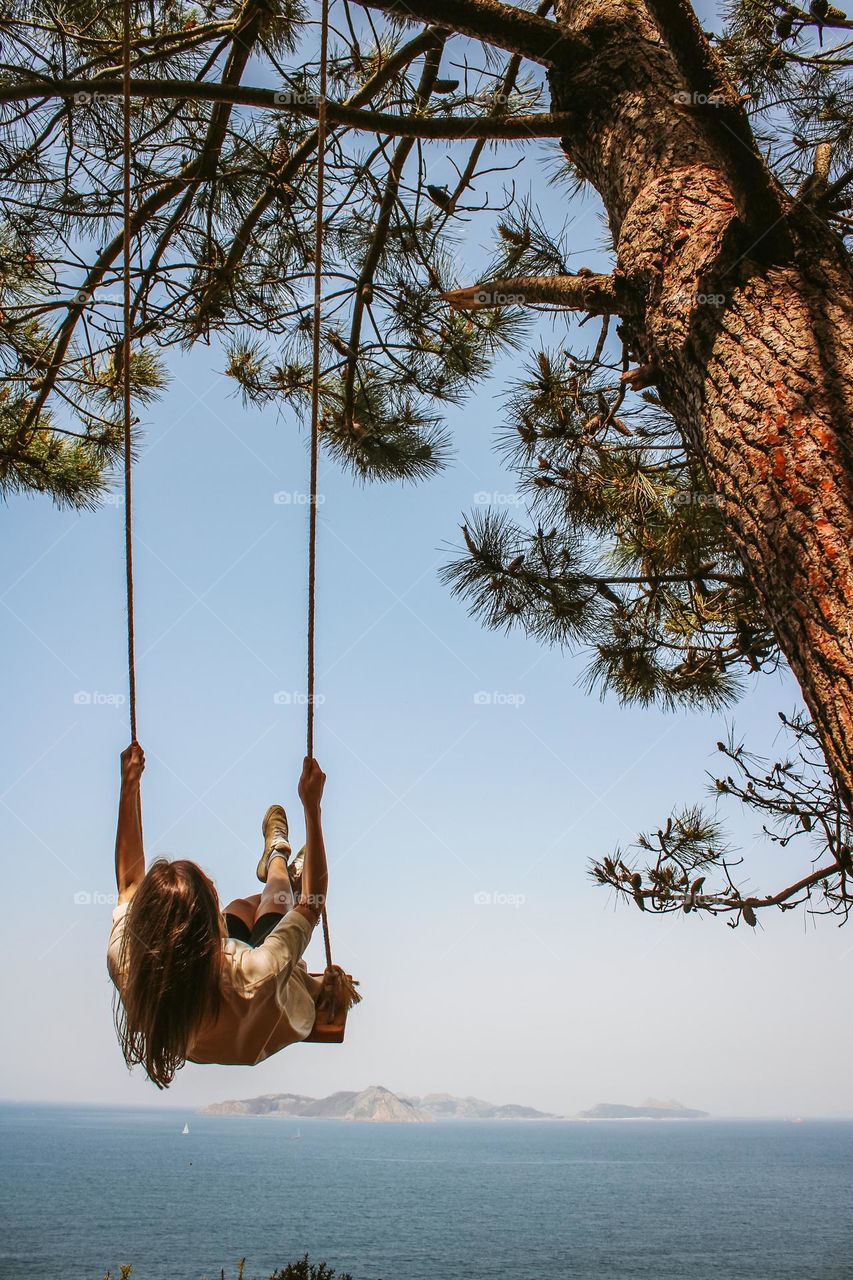 the swing into the sky