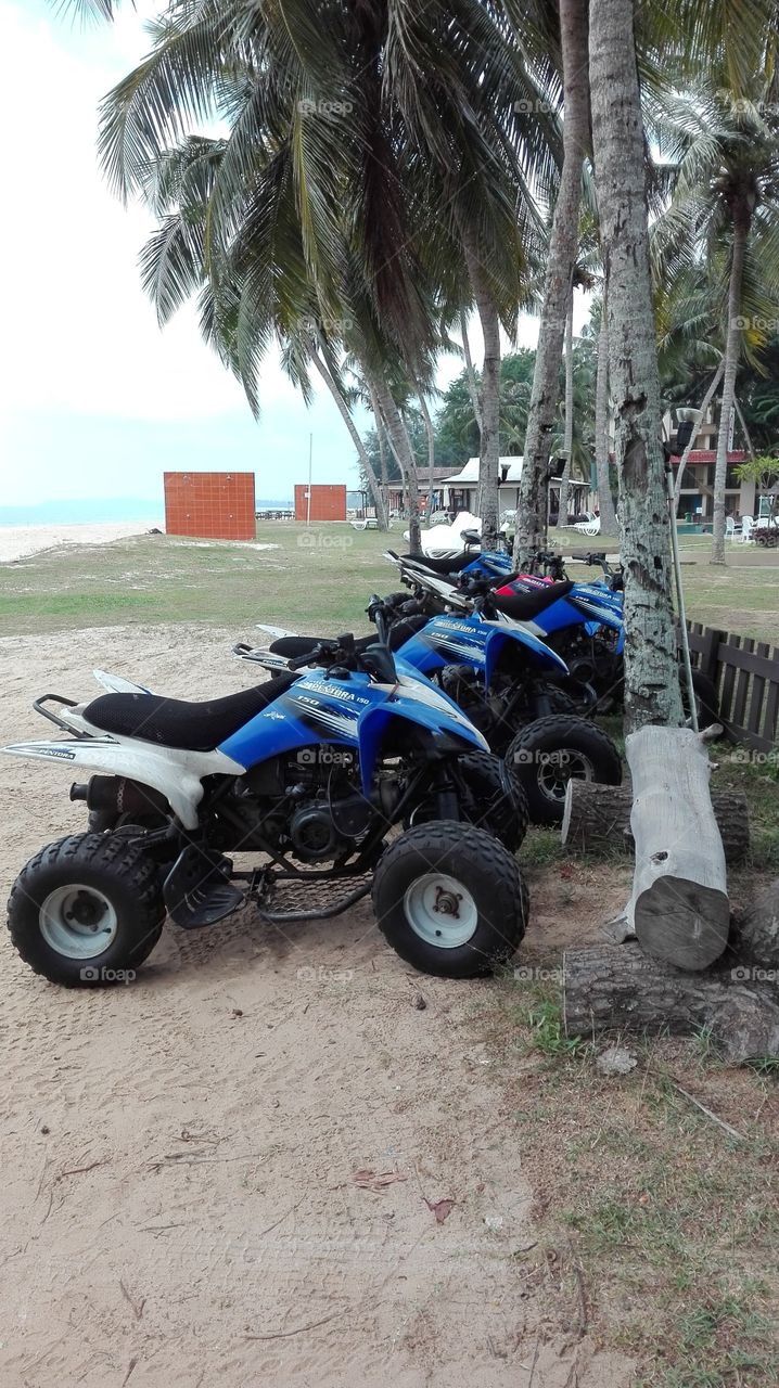ATV at beach