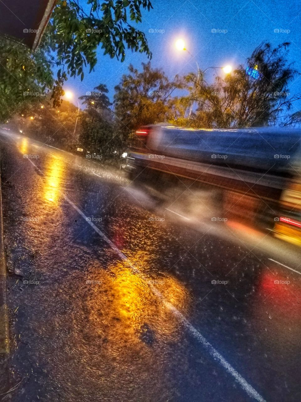 Rainy road