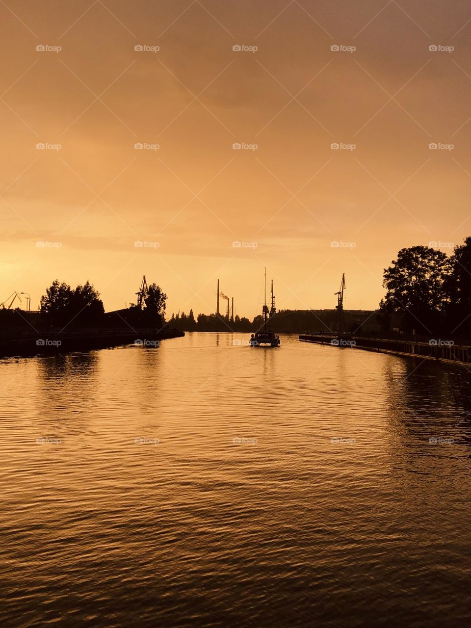 Motlawa river sunset
