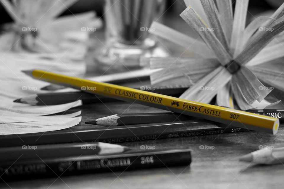Classic Colour Faber-Castell Yellow Pencil