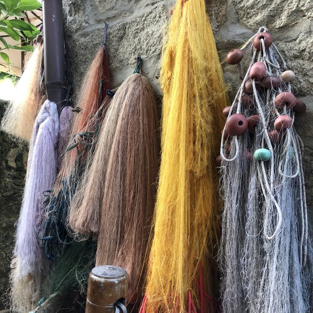 Fishing nets at isola dei pescatori 