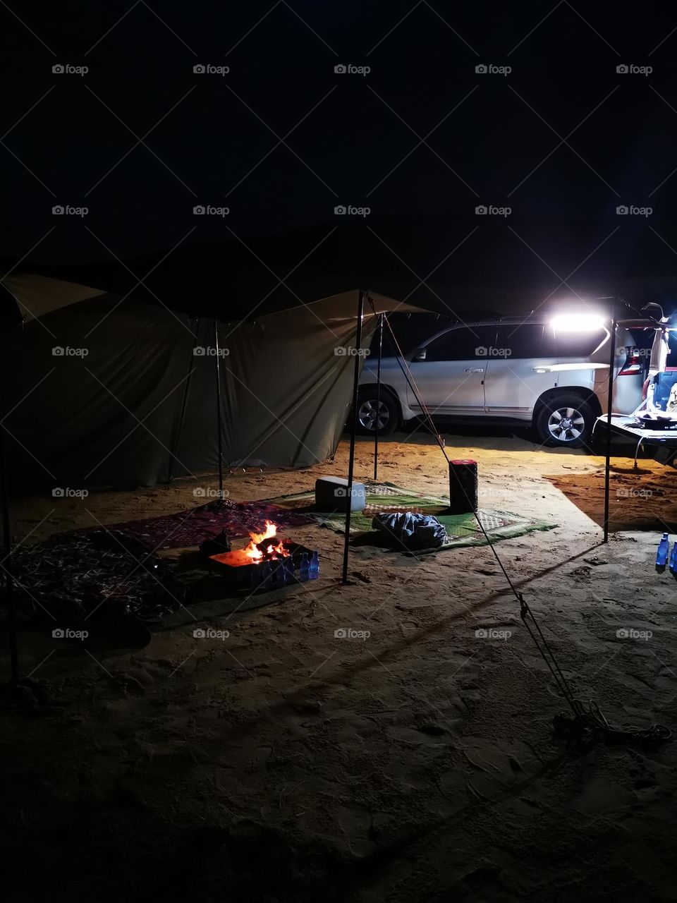 Desert in the evening