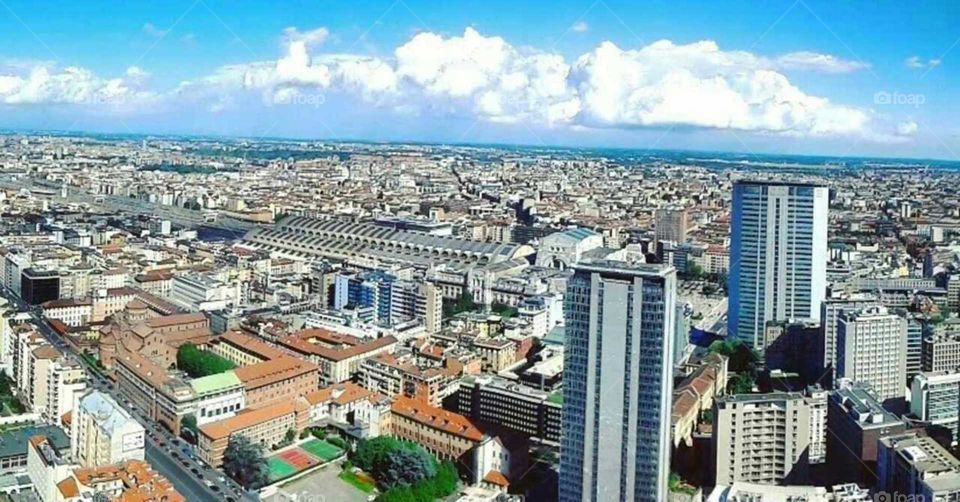 View of Milan, Italy