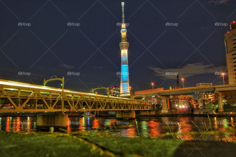 Tokyo Skytree at night