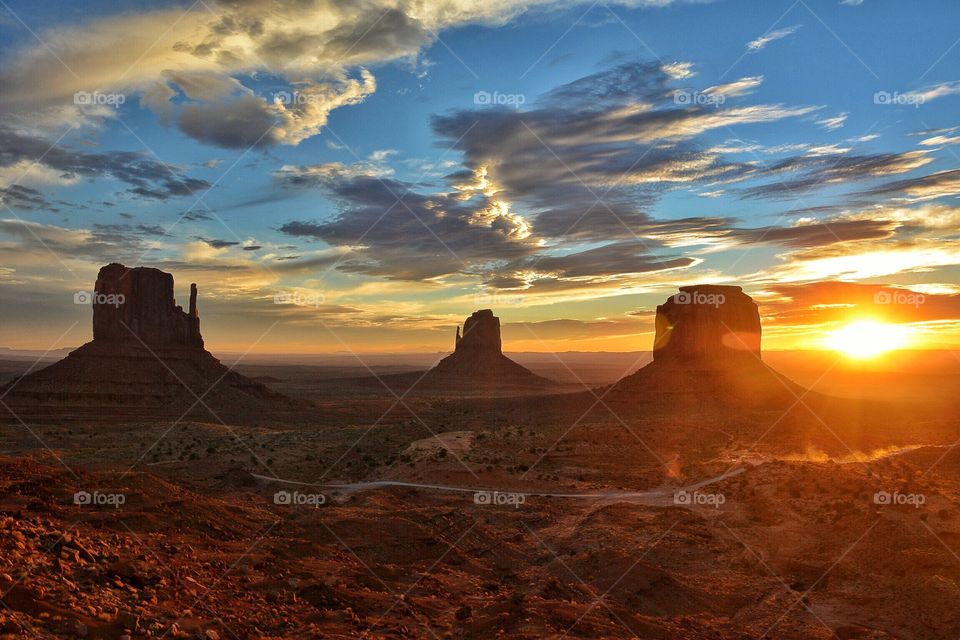 Monument Valley sunrise