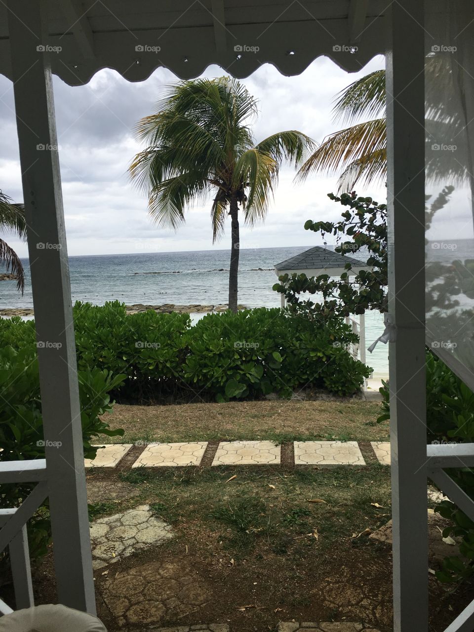 Jamaican beach view