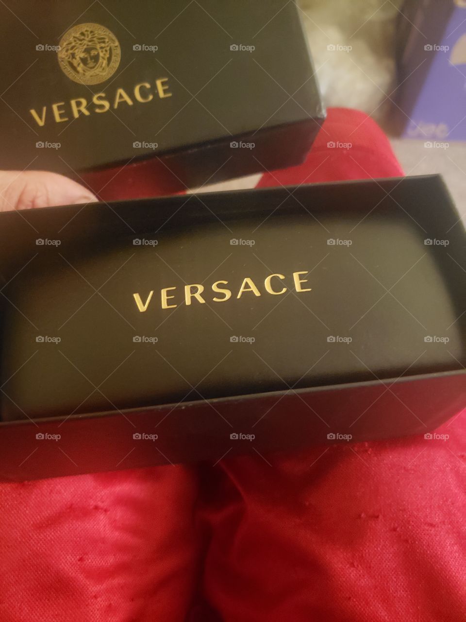 Versace, sunglasses,  case, unboxing,