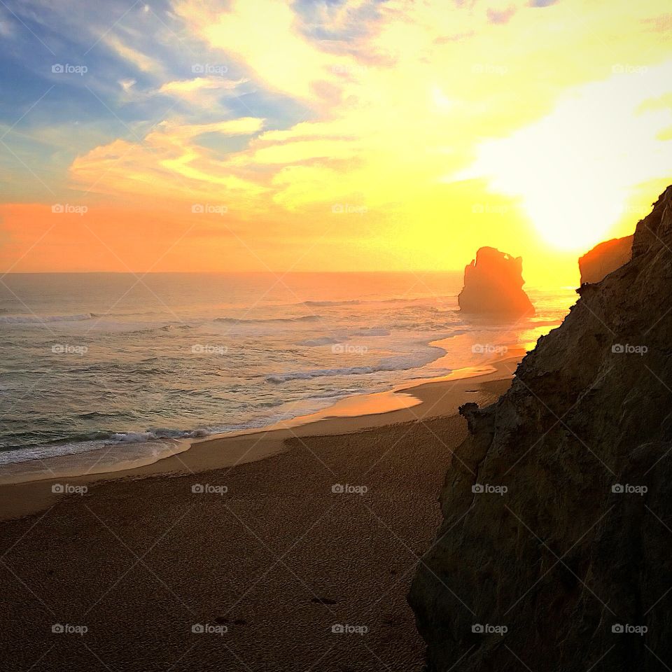 Sunset at Twelve Apostles 