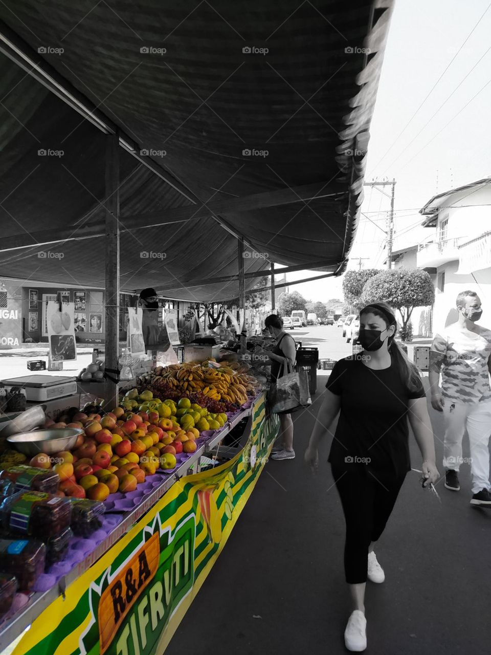 feira no Brasil.