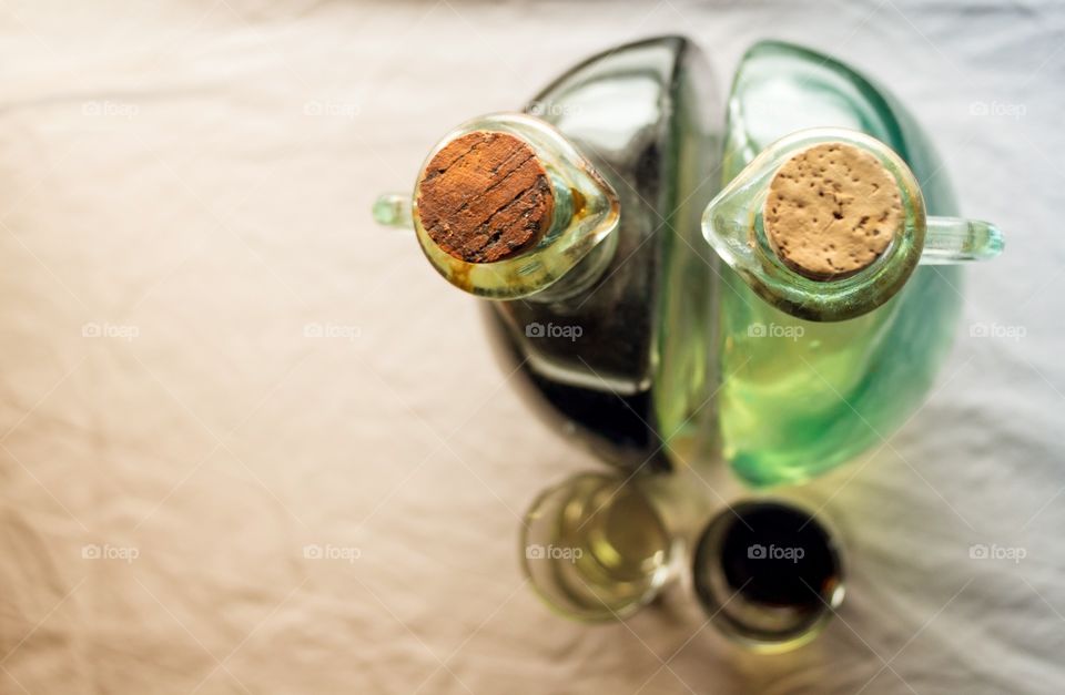 Homemade Brandy top view 