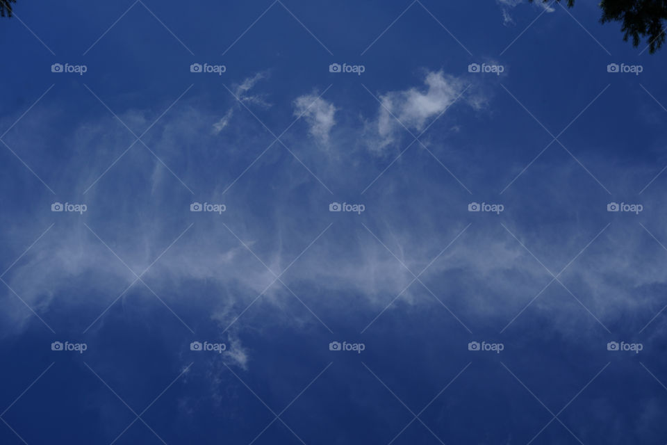 Clouds in a beautiful blue sky