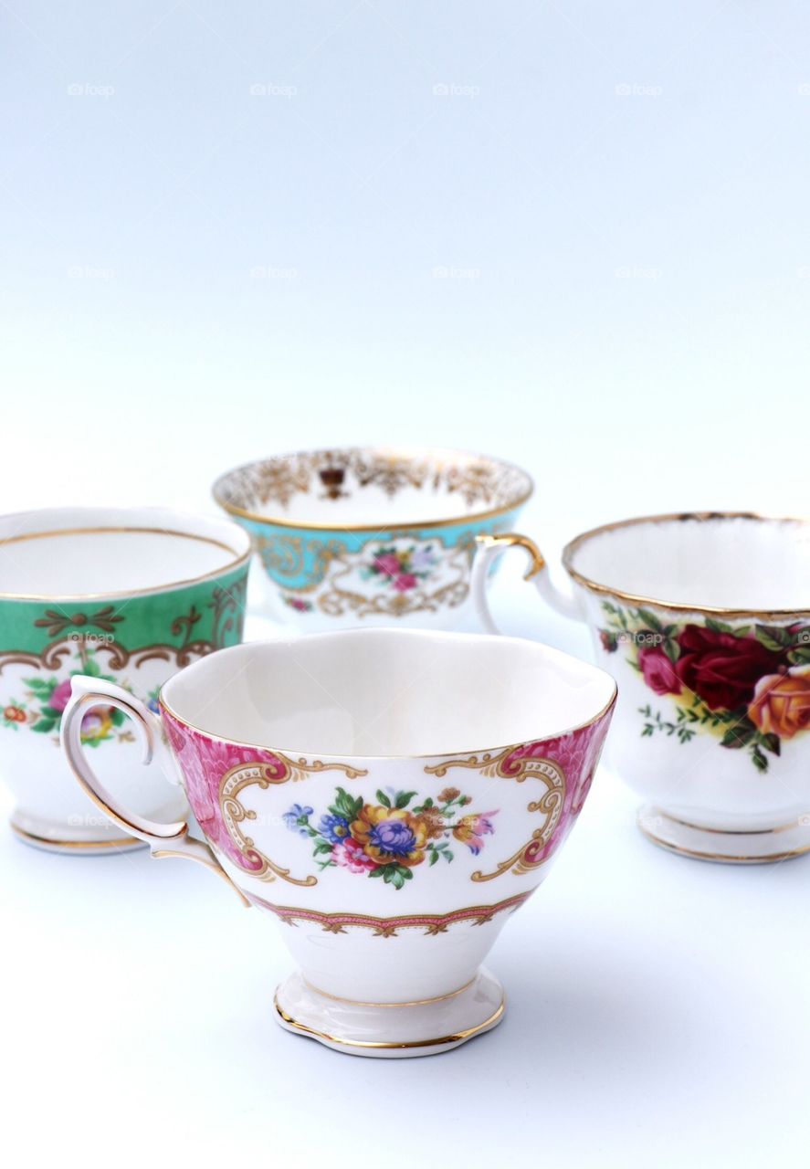 Vintage tea cups