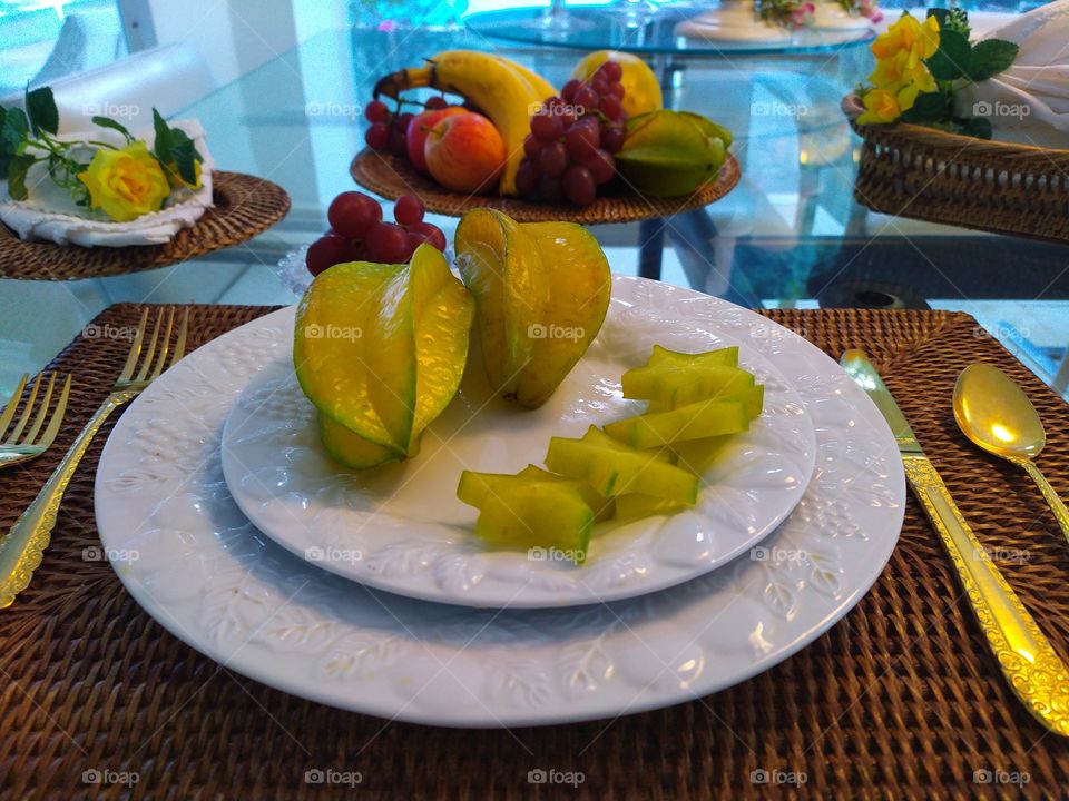 The lovely and delicious star fruit