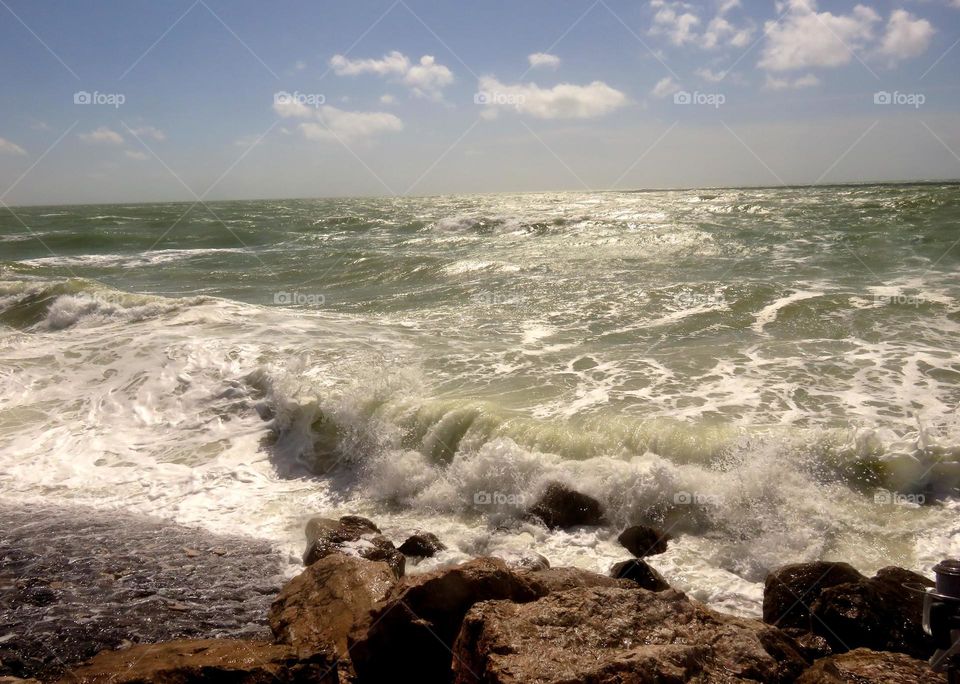 rough sea