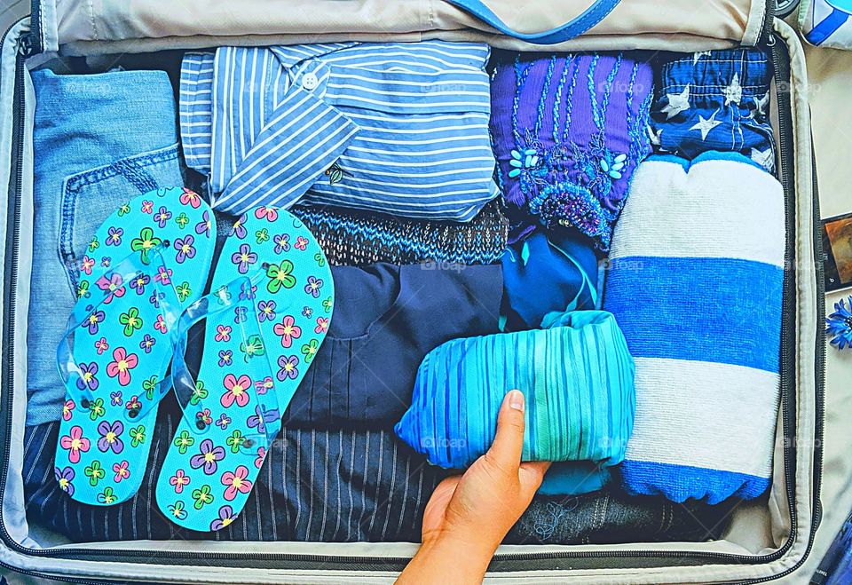 Suitcase for holiday