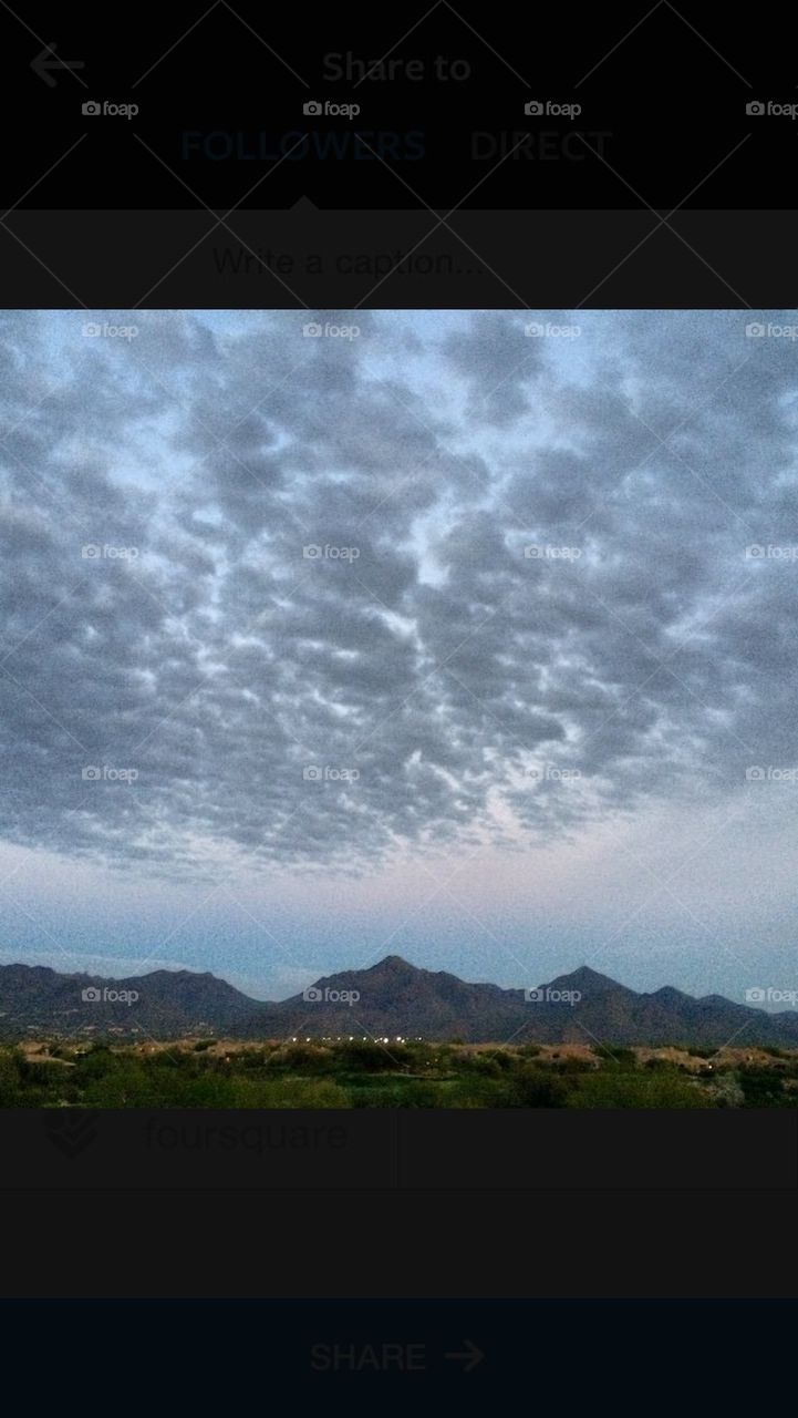 Clouds in Arizona 