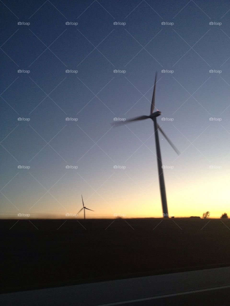 sunset wind windmill windpower by leanderthal