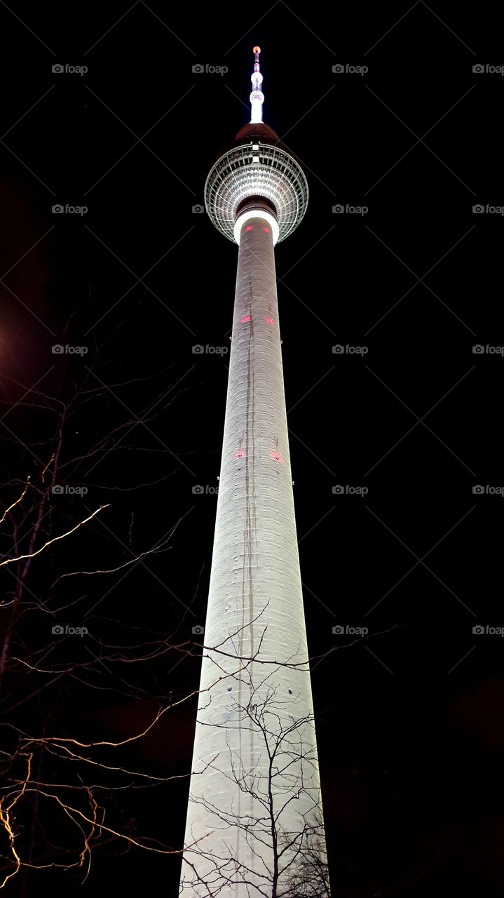 Impressive TV tower in Berlin