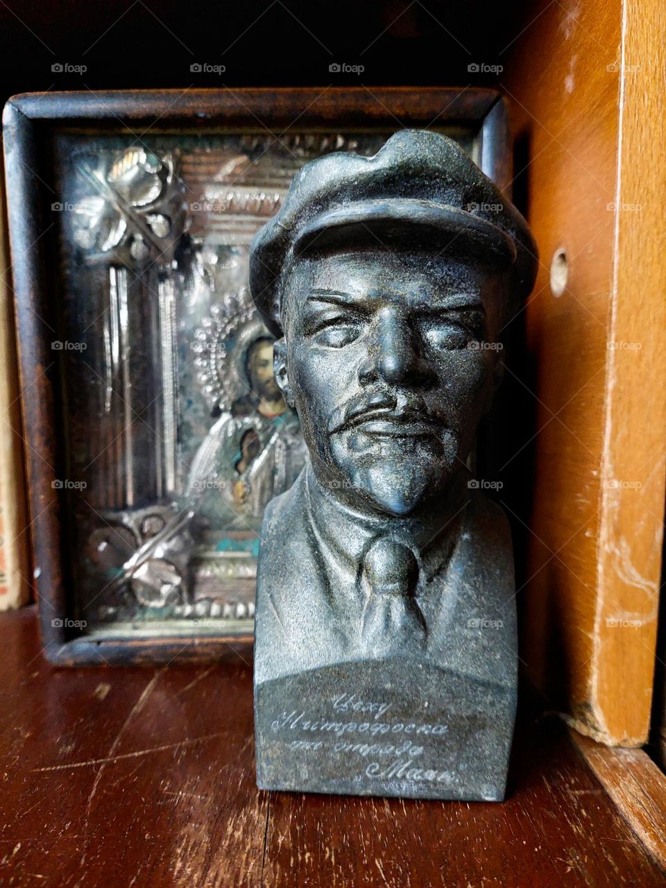 bronze statuette V.I.Lenin antiques