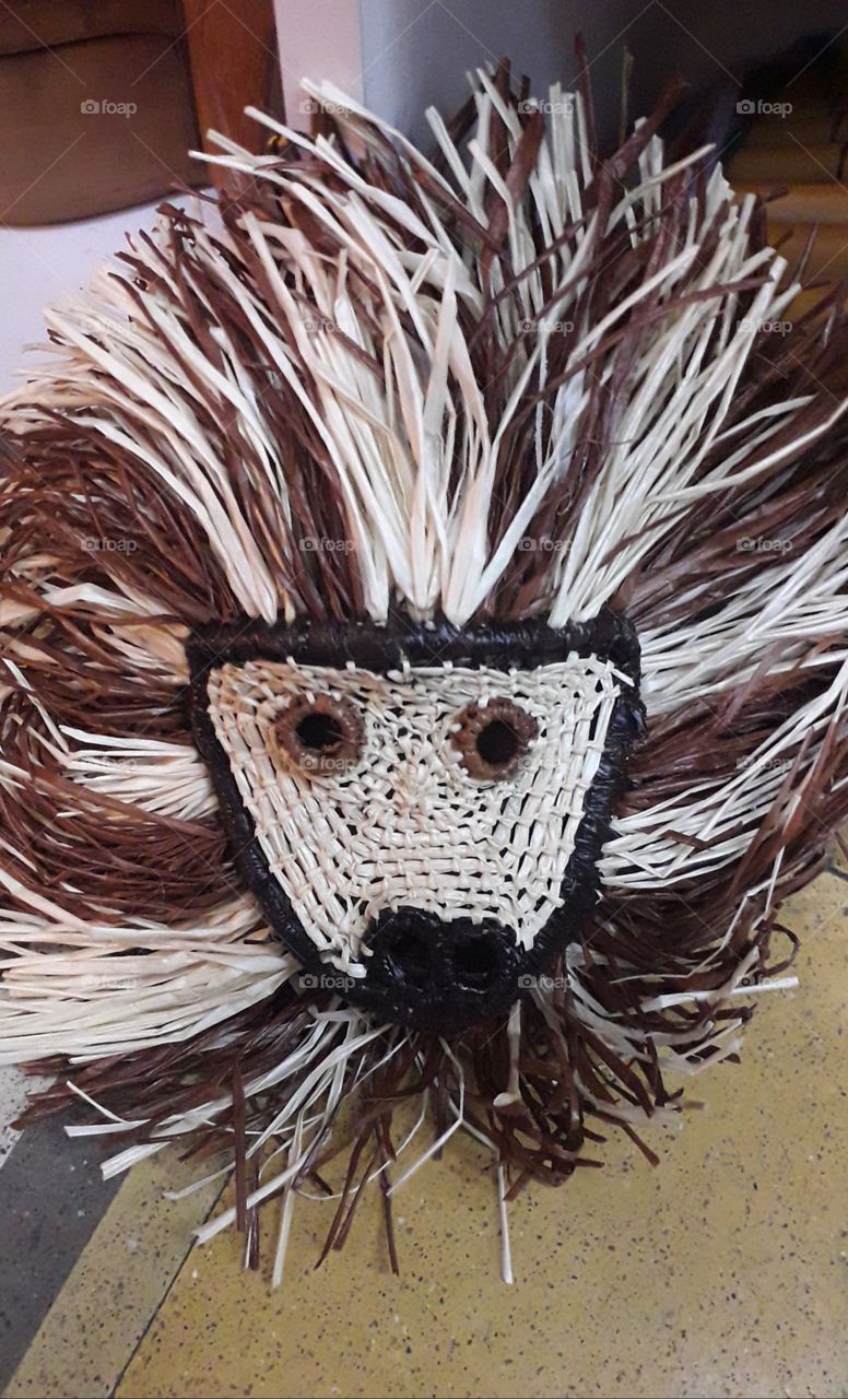 mascara de mono artesanal