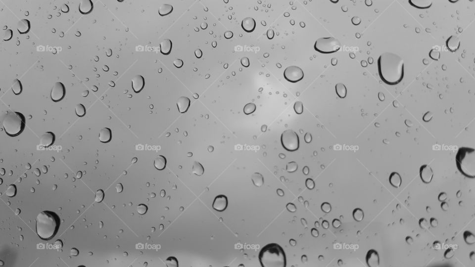 Droplet's of rain