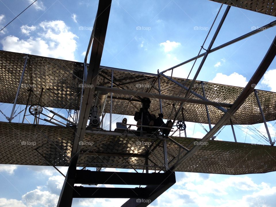 Wright flyer plane