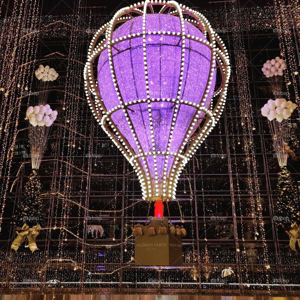 Purple balloon lights 
