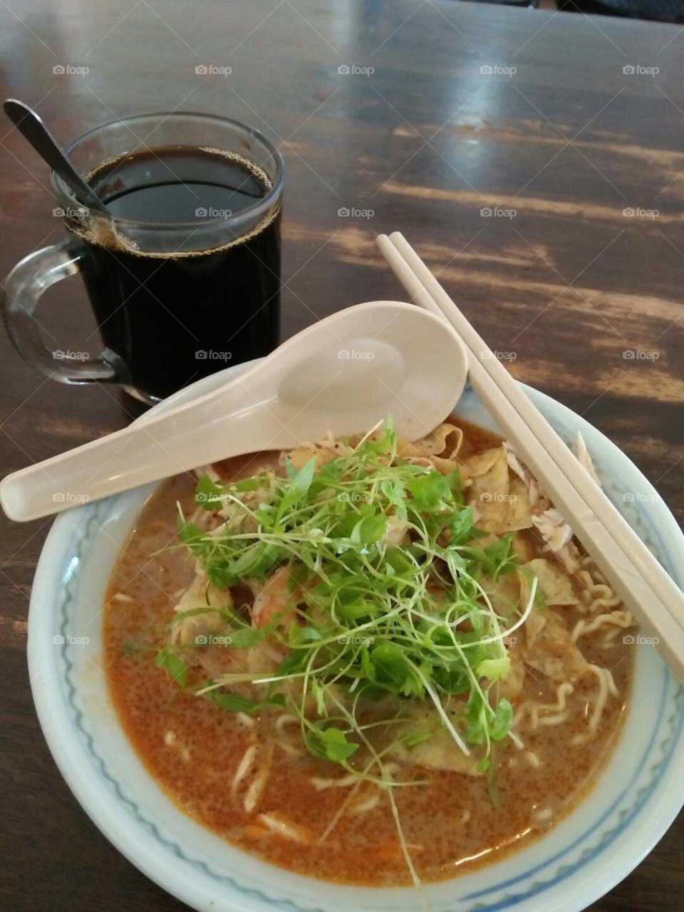 Malaysia food (Laksa)