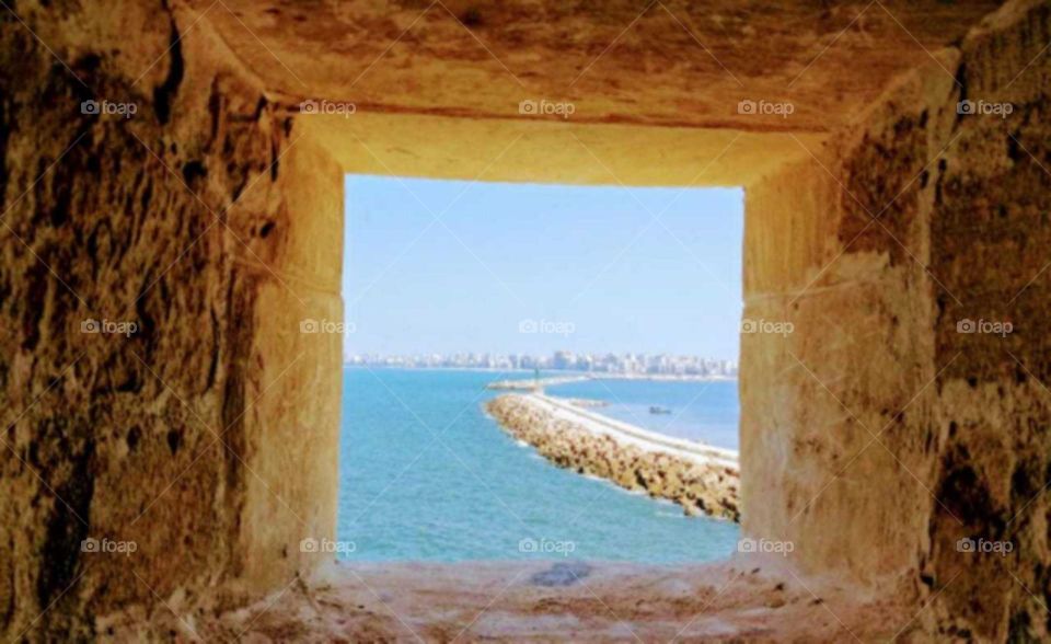 Qaitbay Citadel, fantastic view , Alexandria,Egypt