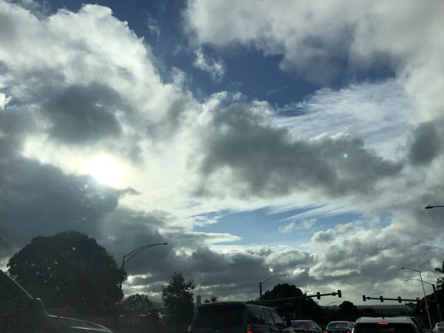 Hawaiian bright skies