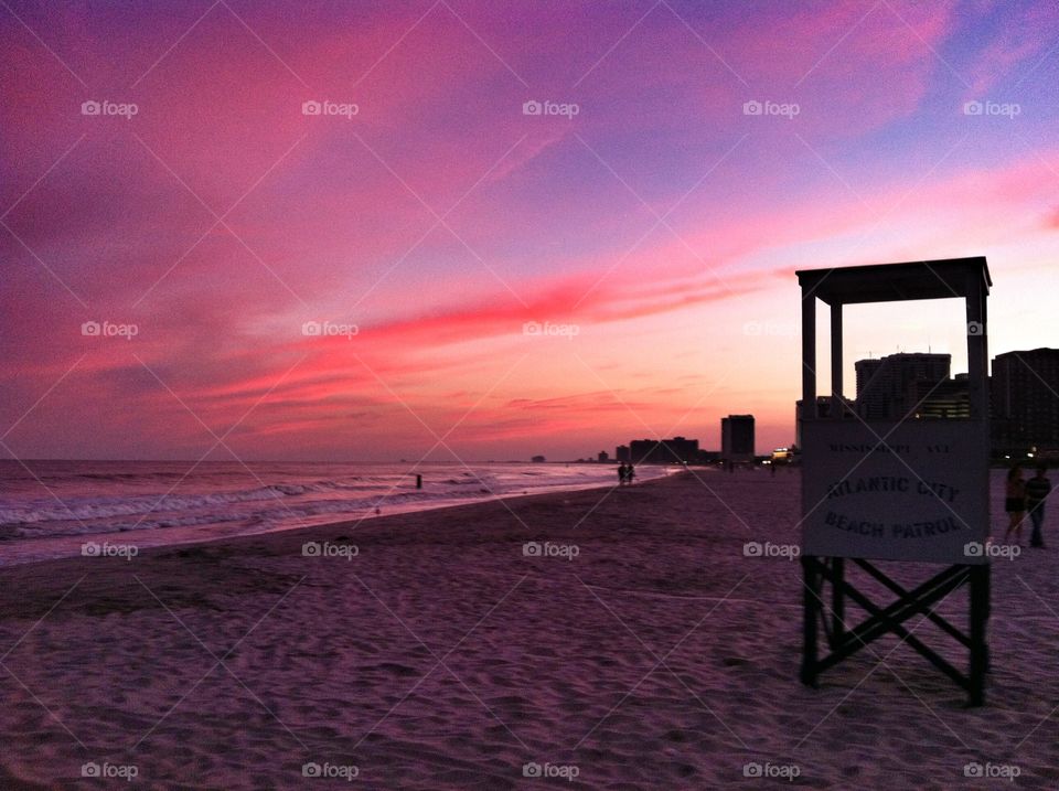 Atlantic City Sunset