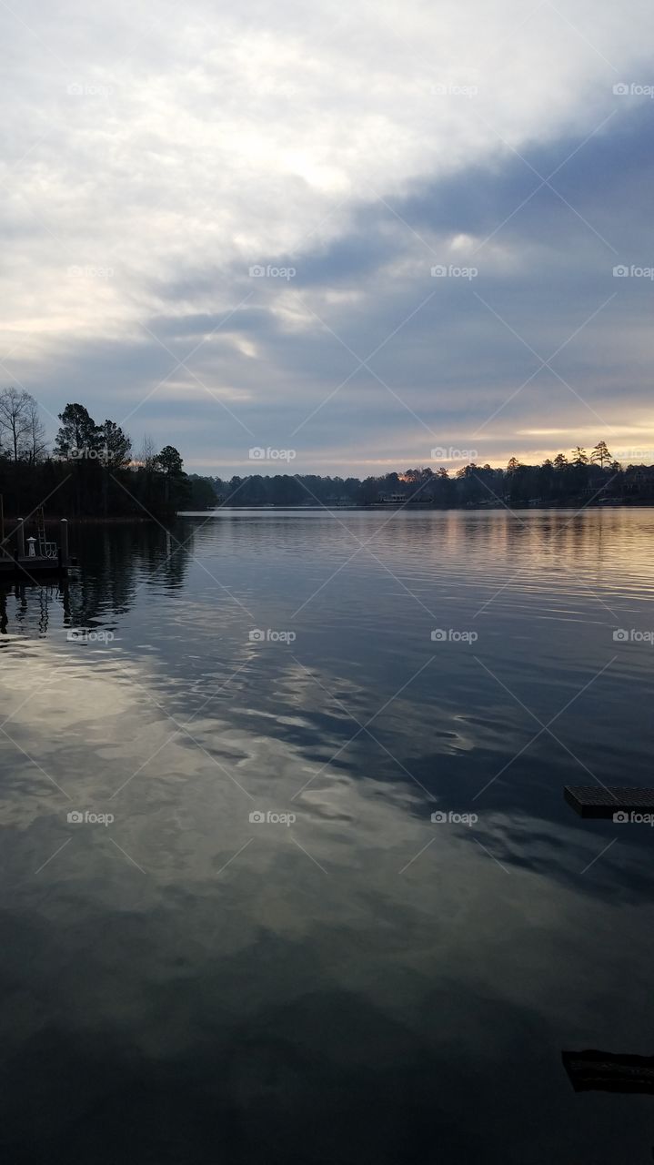 morning on lake